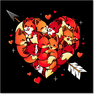 Love Foxes Posters and Art